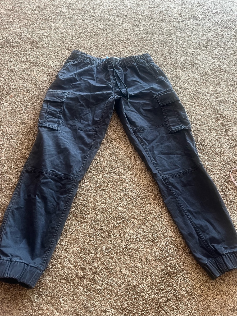 Men's gray Cargo Jogger Pants - Casual Utility Style